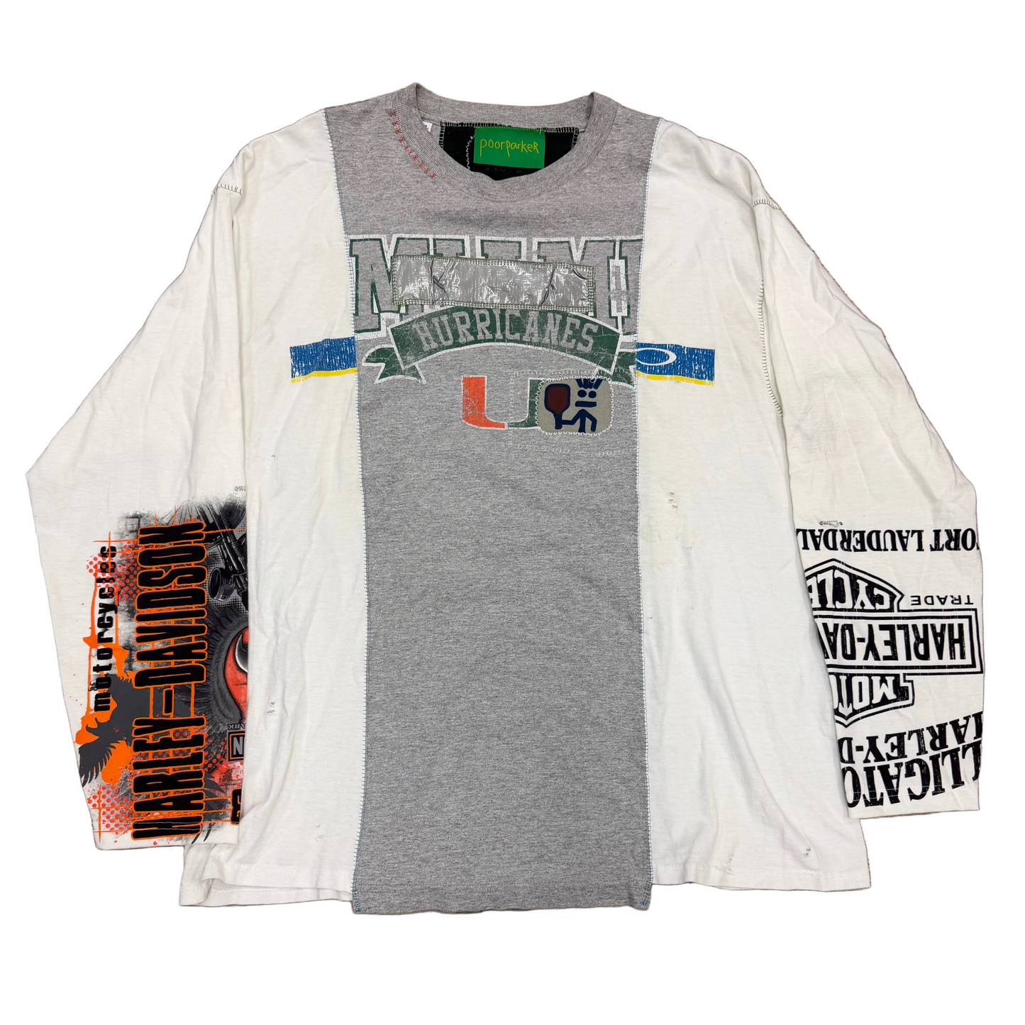 Poor Parker 1/1 Miami Vintage Patchwork L/S Multi