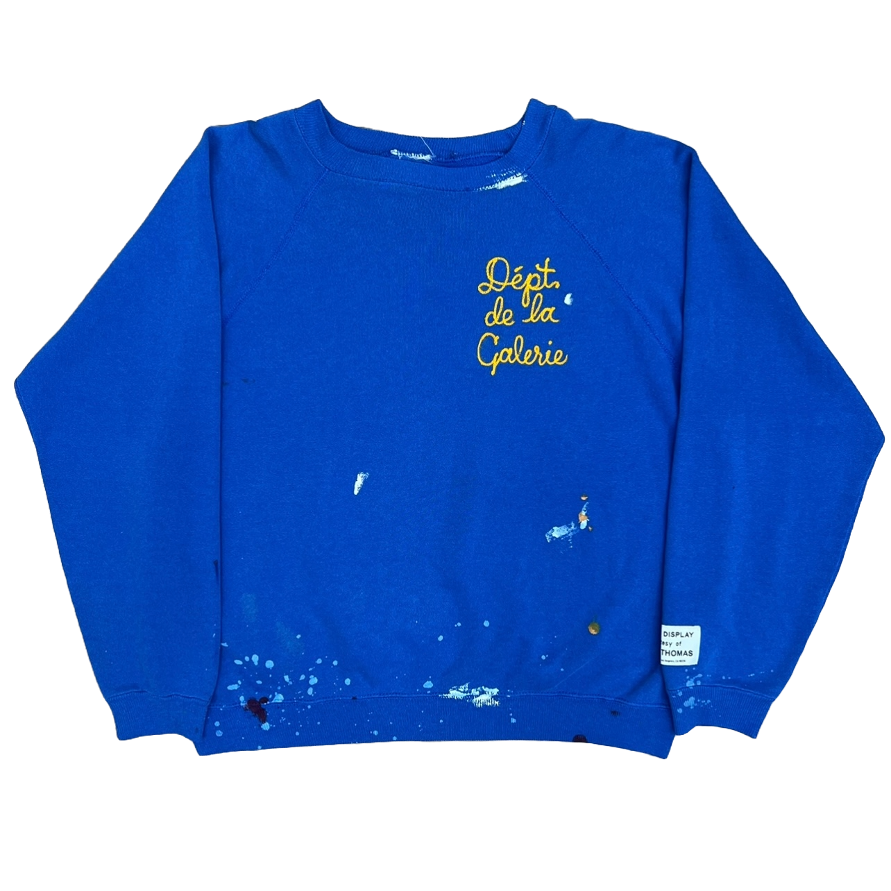 Gallery Dept. 1 of 1 Painted French Crewneck Blue