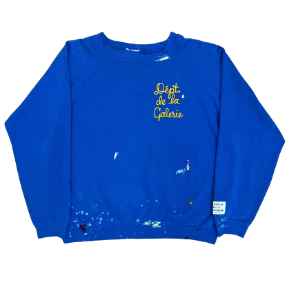 Gallery Dept. 1 of 1 Painted French Crewneck Blue