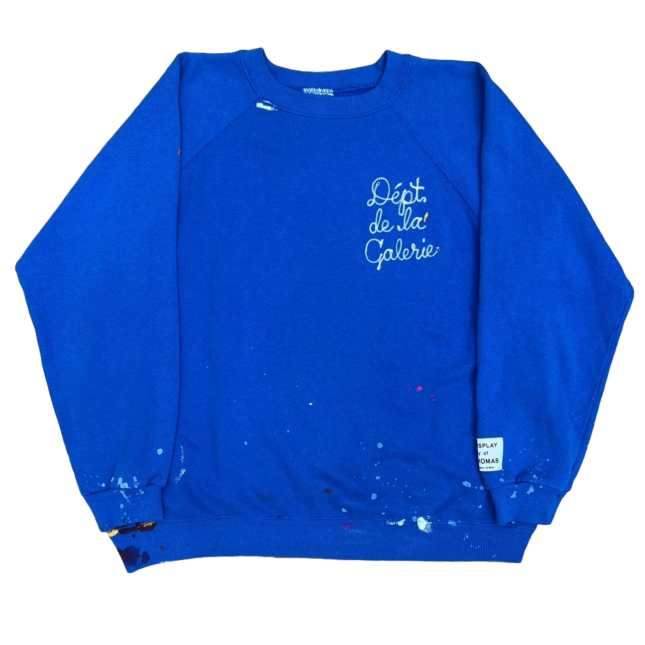 Gallery Dept. 1 of 1 Painted French Crewneck Blue