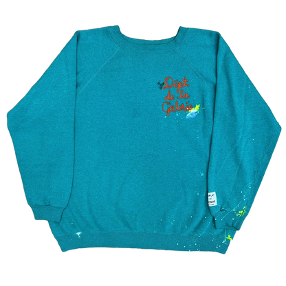 Gallery Dept. 1 of 1 Painted French Crewneck Teal