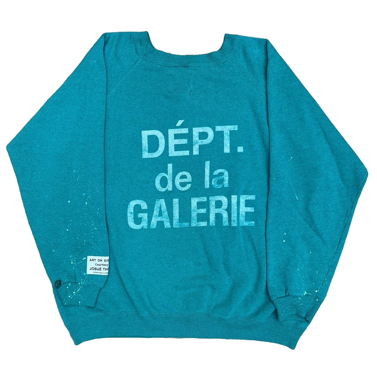 Gallery Dept. 1 of 1 Painted French Crewneck Teal