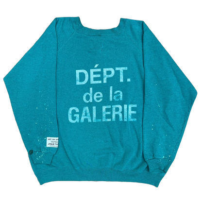 Gallery Dept. 1 of 1 Painted French Crewneck Teal