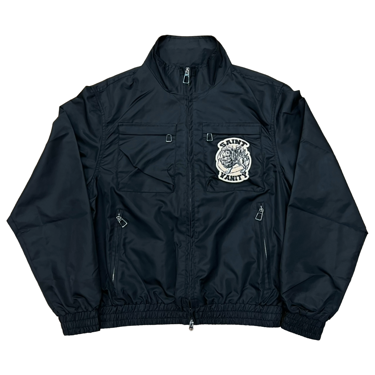 Saint Vanity Cargo Nylon Jacket Black