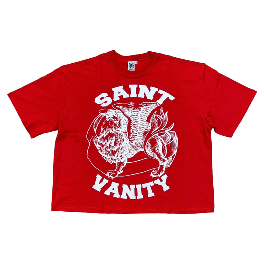 Saint Vanity Griffin Tee Red/White