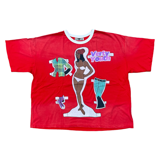 Vertabrae Verty Youth Tee Red