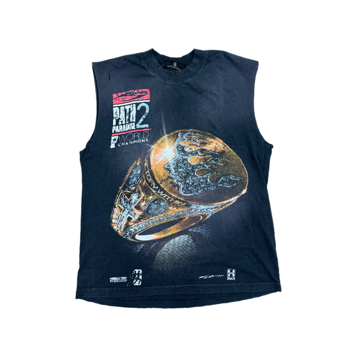 Hellstar Big Rings Sleeveless T-Shirt Black