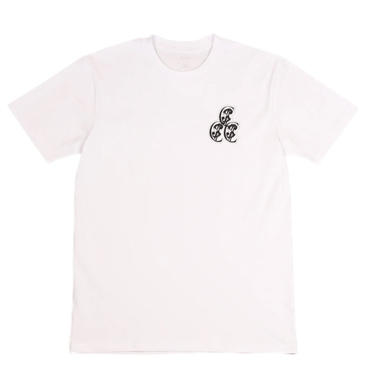 Chris Smokes C$ Logo T-Shirt White