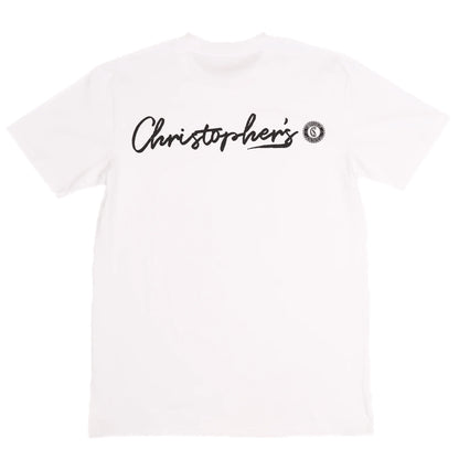 Chris Smokes C$ Logo T-Shirt White