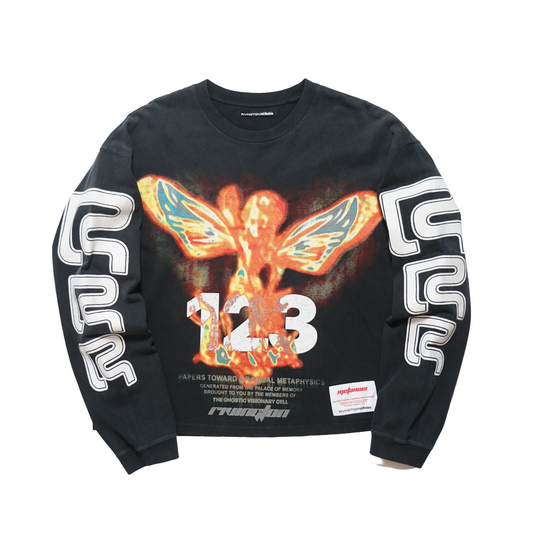 RIVINGTON roi Rebis In Times Like These CVA L/S Tee Mechanic Black/Orange