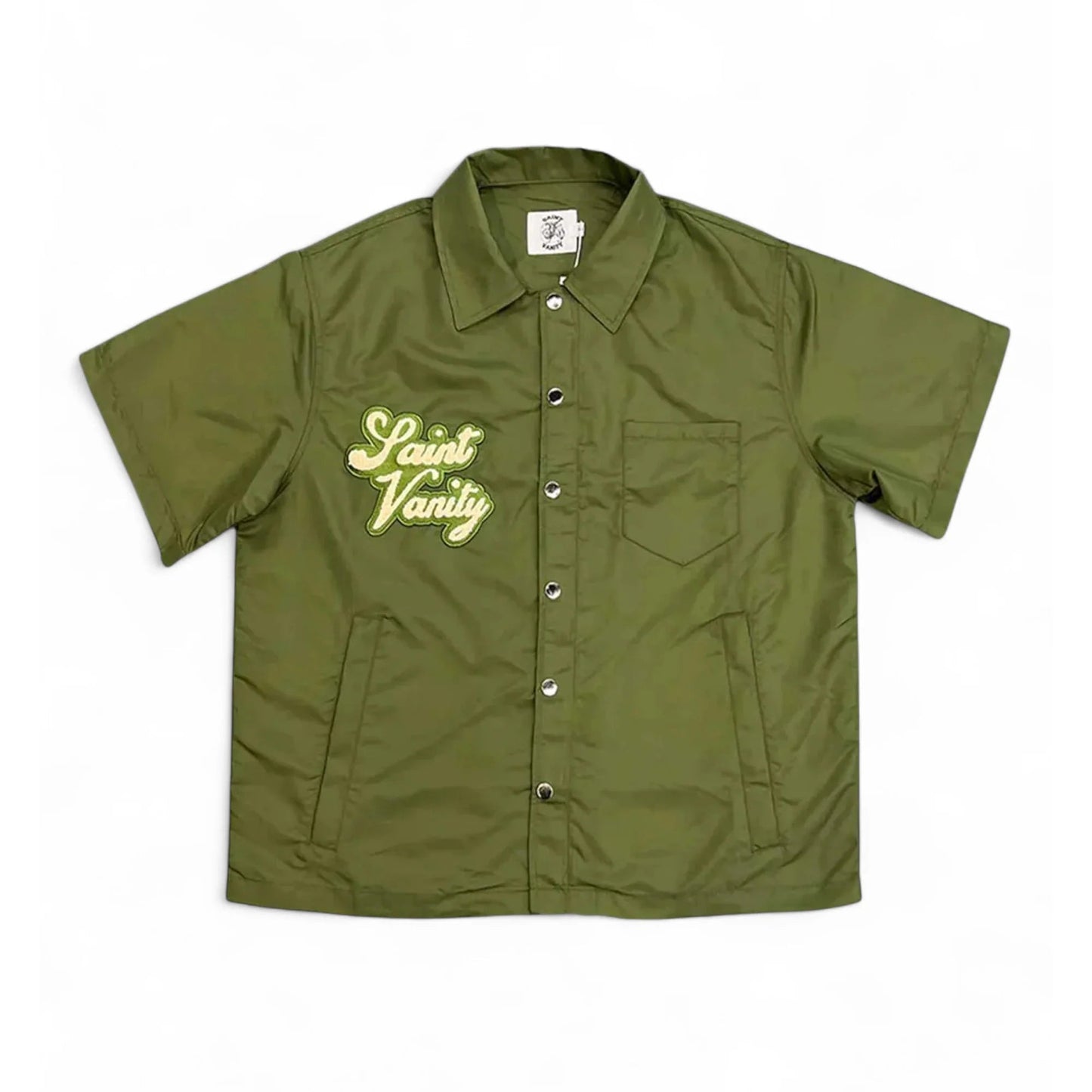 Saint Vanity Nylon Top Green