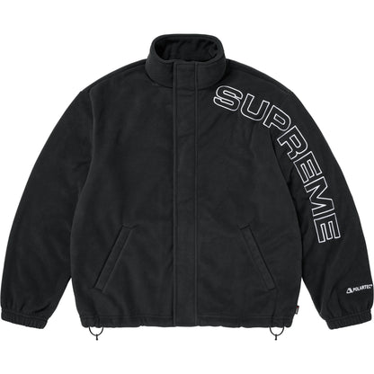 Supreme Spellout Embroidered Polartec® Jacket Black
