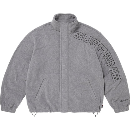 Supreme Spellout Embroidered Polartec® Jacket Grey