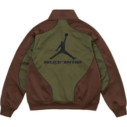 Supreme®/Jordan® Tricot Track Jacket Olive