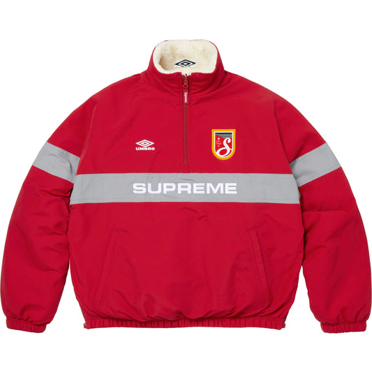 Supreme®/Umbro® Reversible Faux Fur Pullover Red