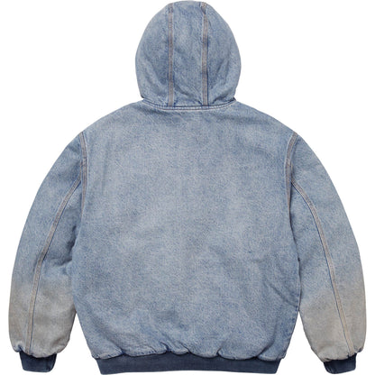 Supreme Reflective Arc Hooded Work Jacket Denim