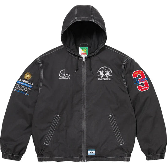 Supreme La Martina Lightweight Hooded Jacket Black