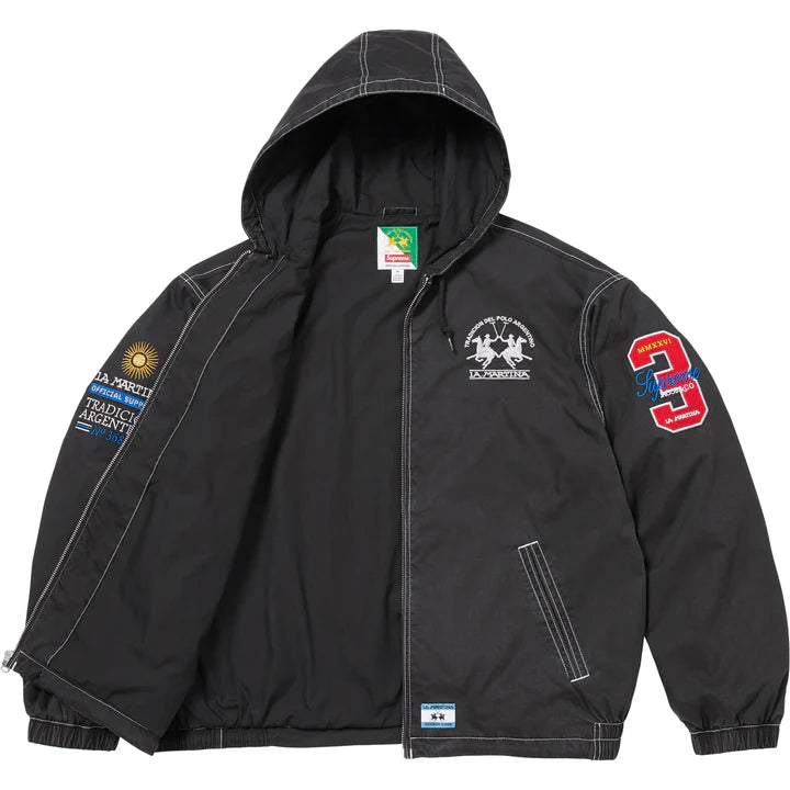 Supreme La Martina Lightweight Hooded Jacket Black