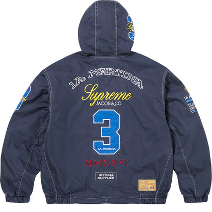 Supreme La Martina Lightweight Hooded Jacket Navy