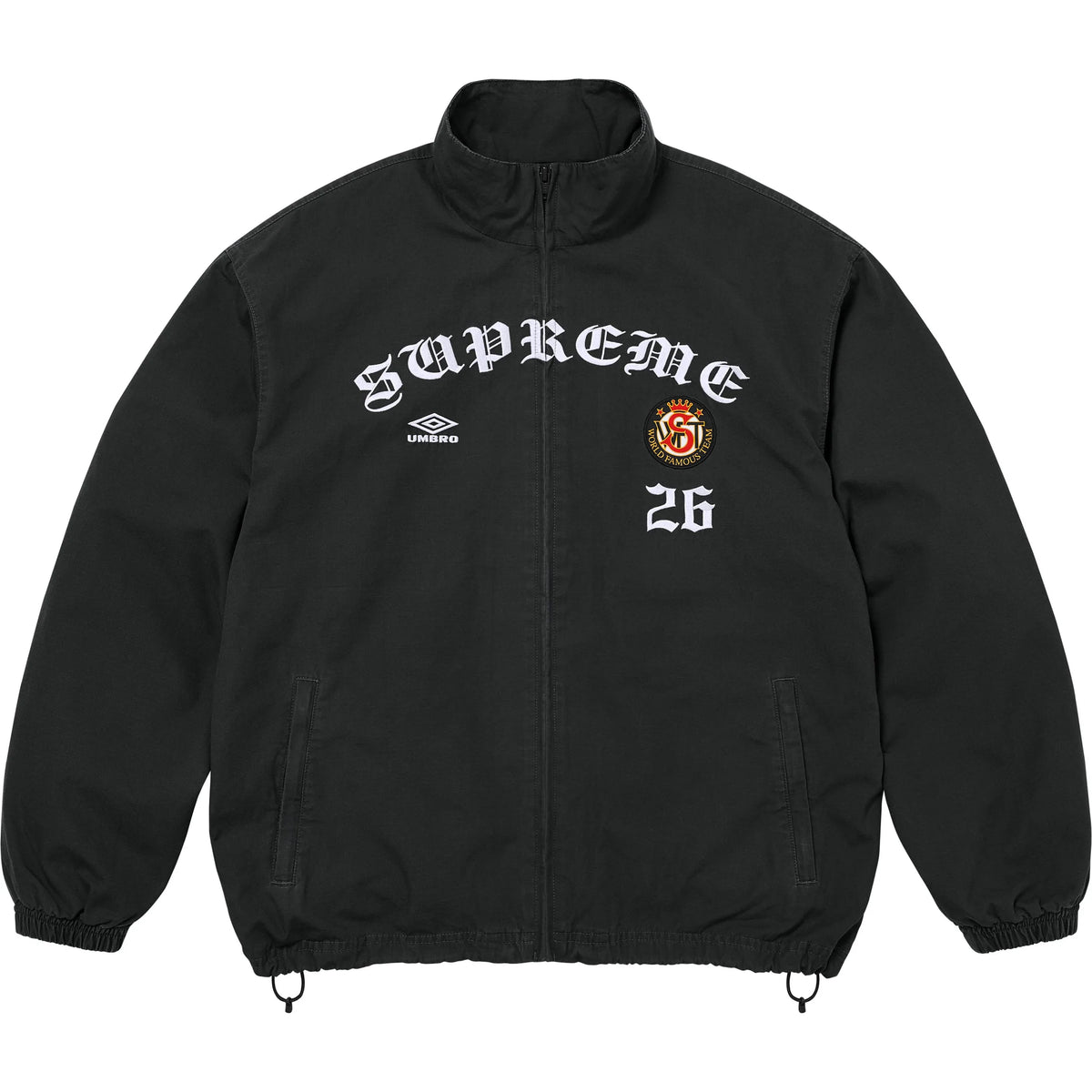 Supreme®/Umbro® Cotton Ripstop Track Jacket Black