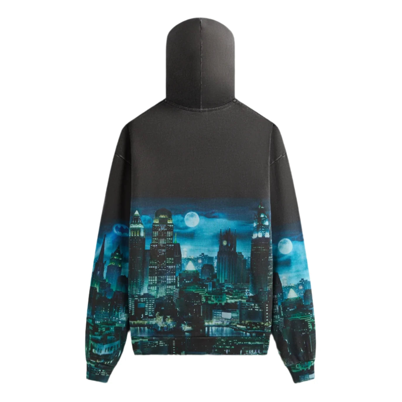 Kith x Batman Gotham Vintage Nelson Hoodie Black