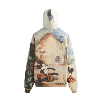 Kith Disney Donald Duck Hawaiian Vintage Nelson Hoodie White