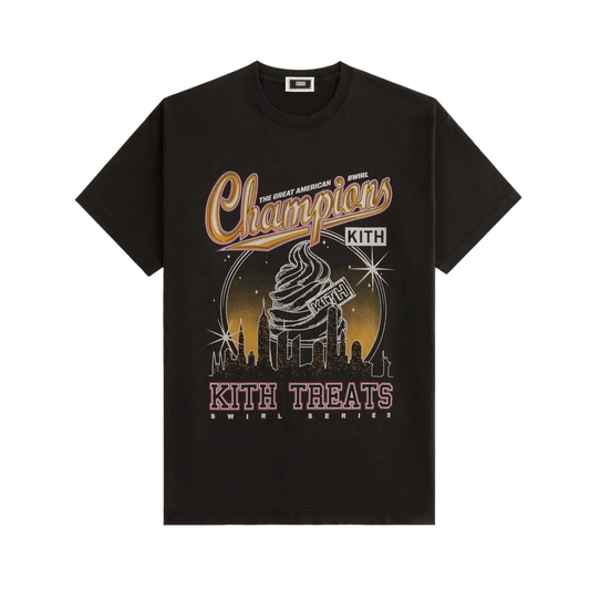 Kith Treats Champions Vintage Tee Black