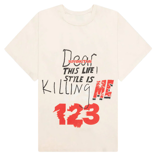 RIVINGTON roi Rebis Killing Me SS Tee White