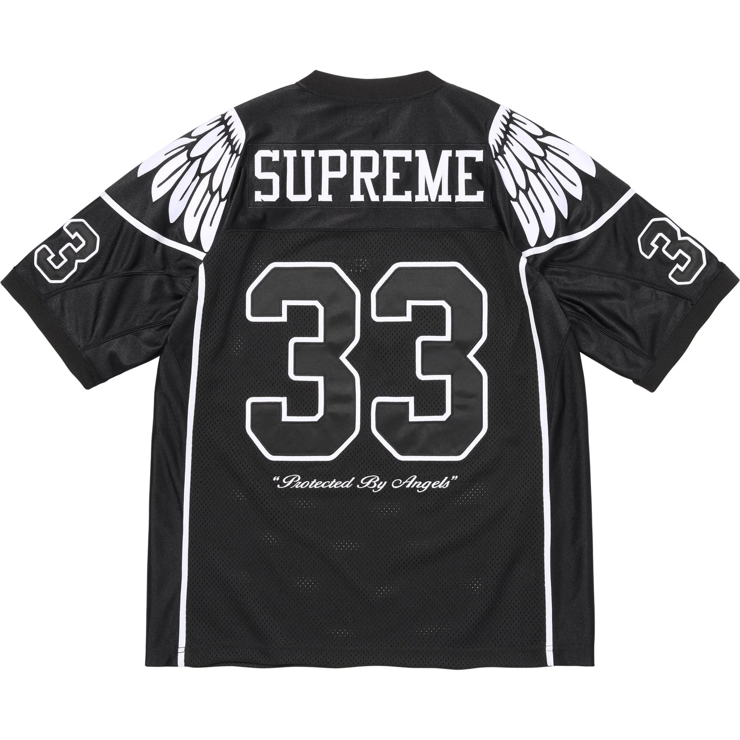 Supreme Wings Football Jersey Black