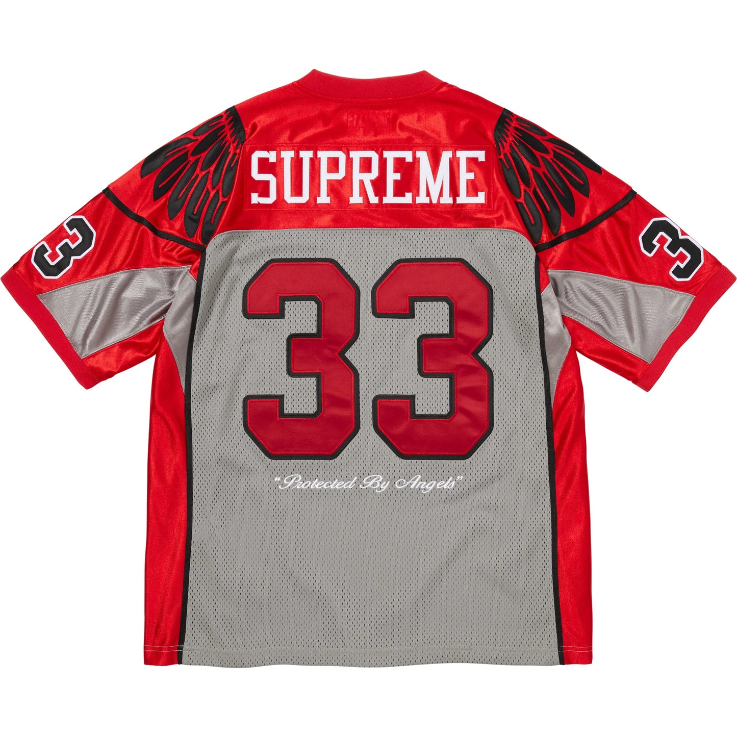 Supreme Wings Football Jersey Grey