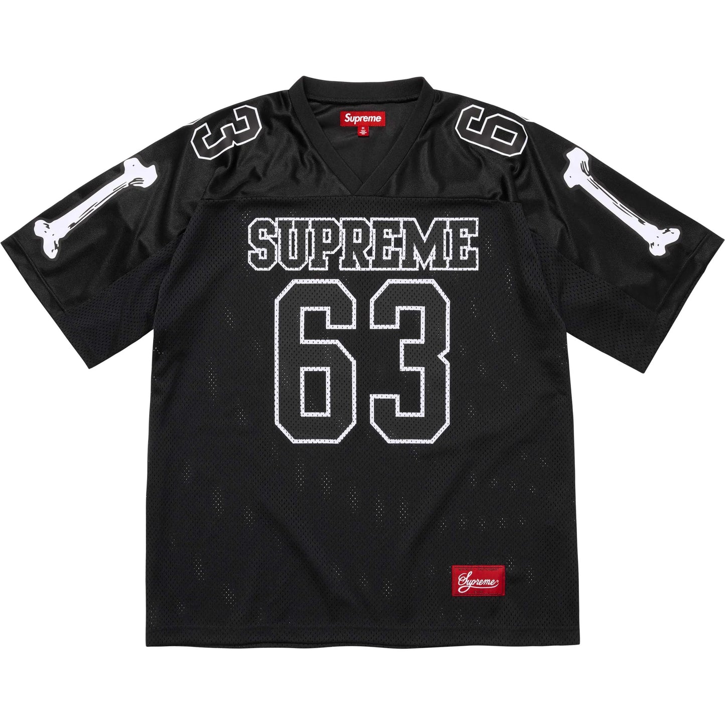 Supreme Bones Football Jersey Black