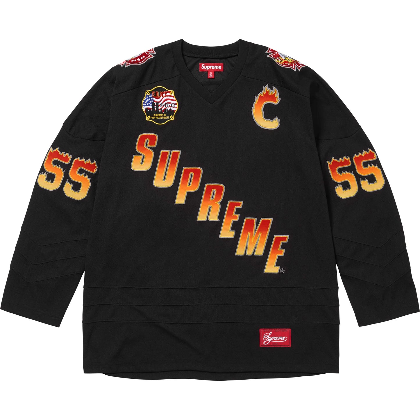 Supreme FDNY Hockey Jersey Black