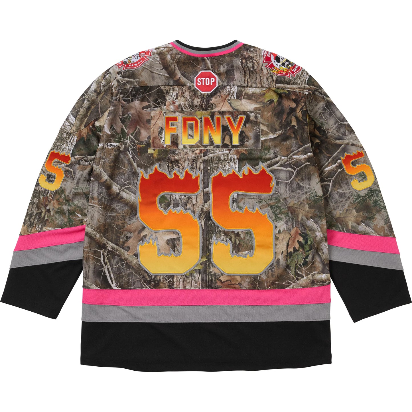 Supreme FDNY Hockey Jersey TrueTimber® Kanati Camo