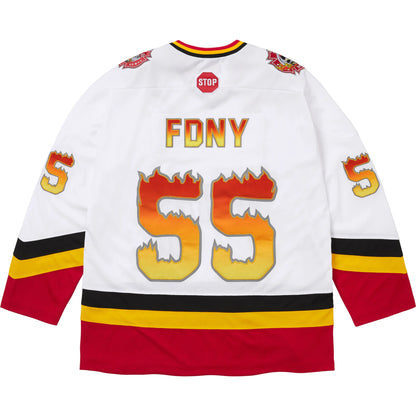 Supreme FDNY Hockey Jersey White