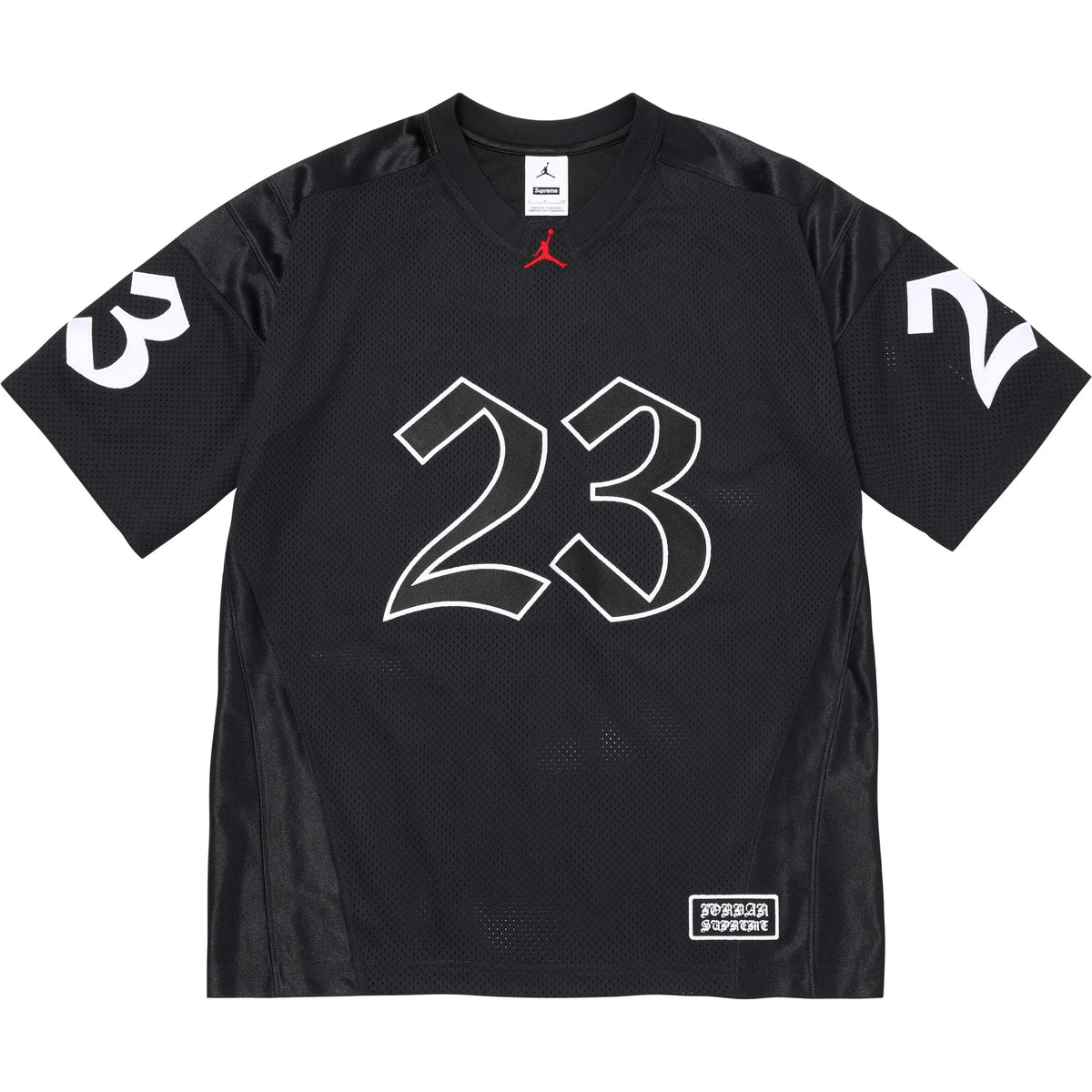 Supreme®/Jordan® Warm Up Jersey Black