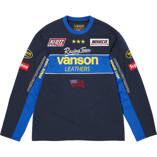 Supreme®/Vanson Leathers® L/S Top Navy