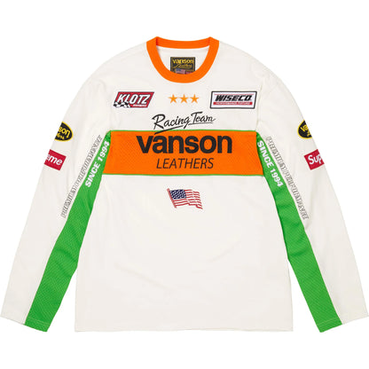 Supreme®/Vanson Leathers® L/S Top White