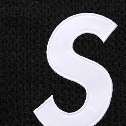 Supreme S Logo Baseball Henley (SS25) Black