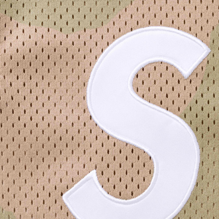 Supreme S Logo Baseball Henley (SS25) Desert Camo