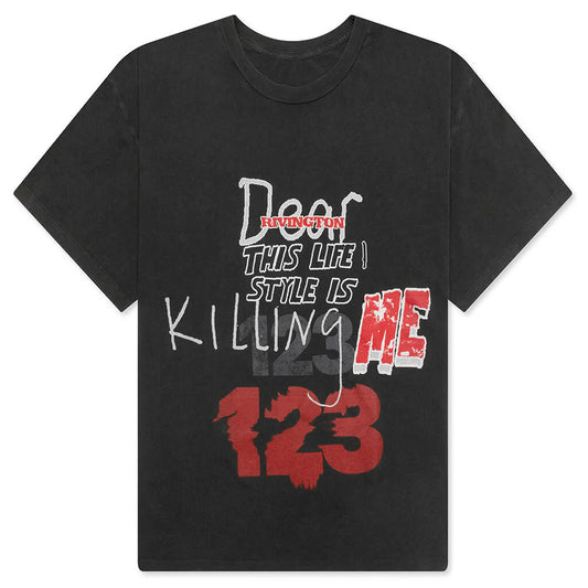 RIVINGTON roi Rebis Killing Me SS Tee Black