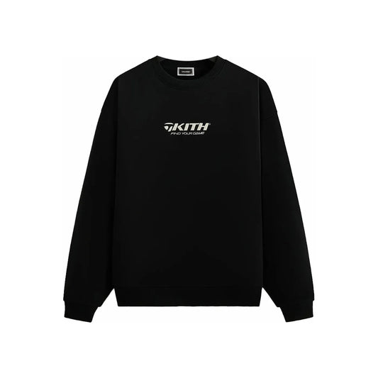 Kith x TaylorMade Find Your Game Nelson Crewneck Black