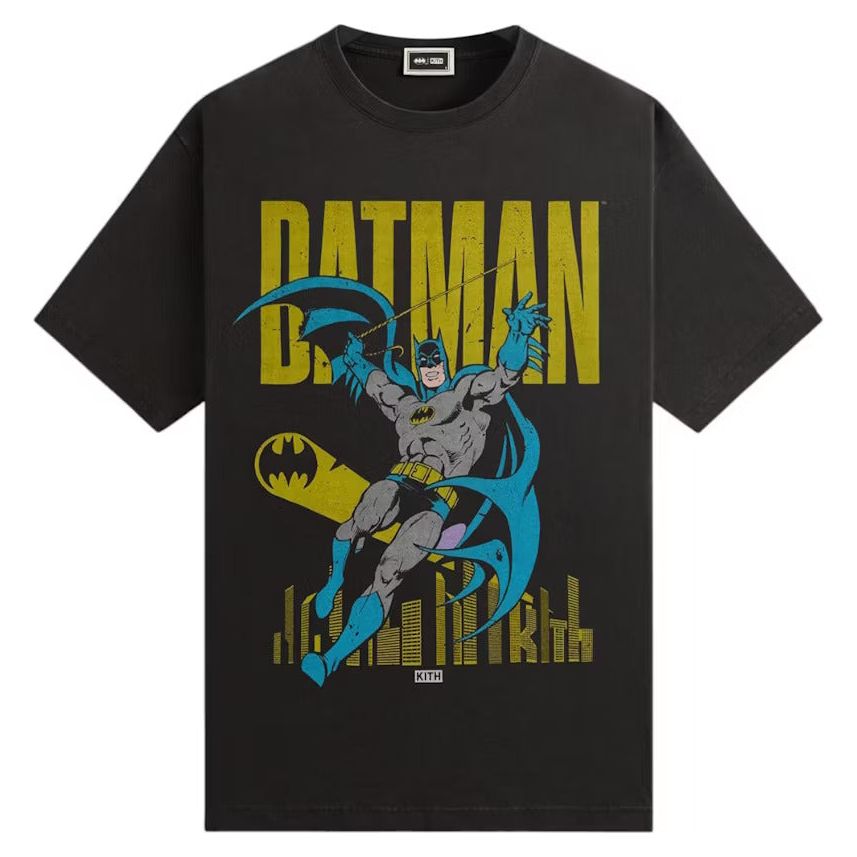 Kith x Batman Classic Vintage Tee Black