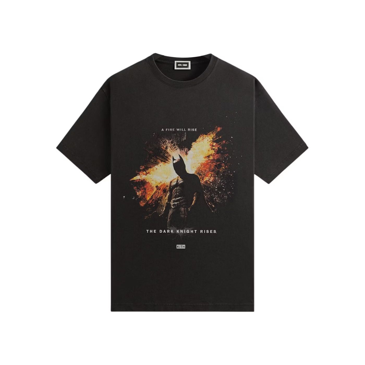 Kith x Batman Dark Knight Rises Vintage Tee Black