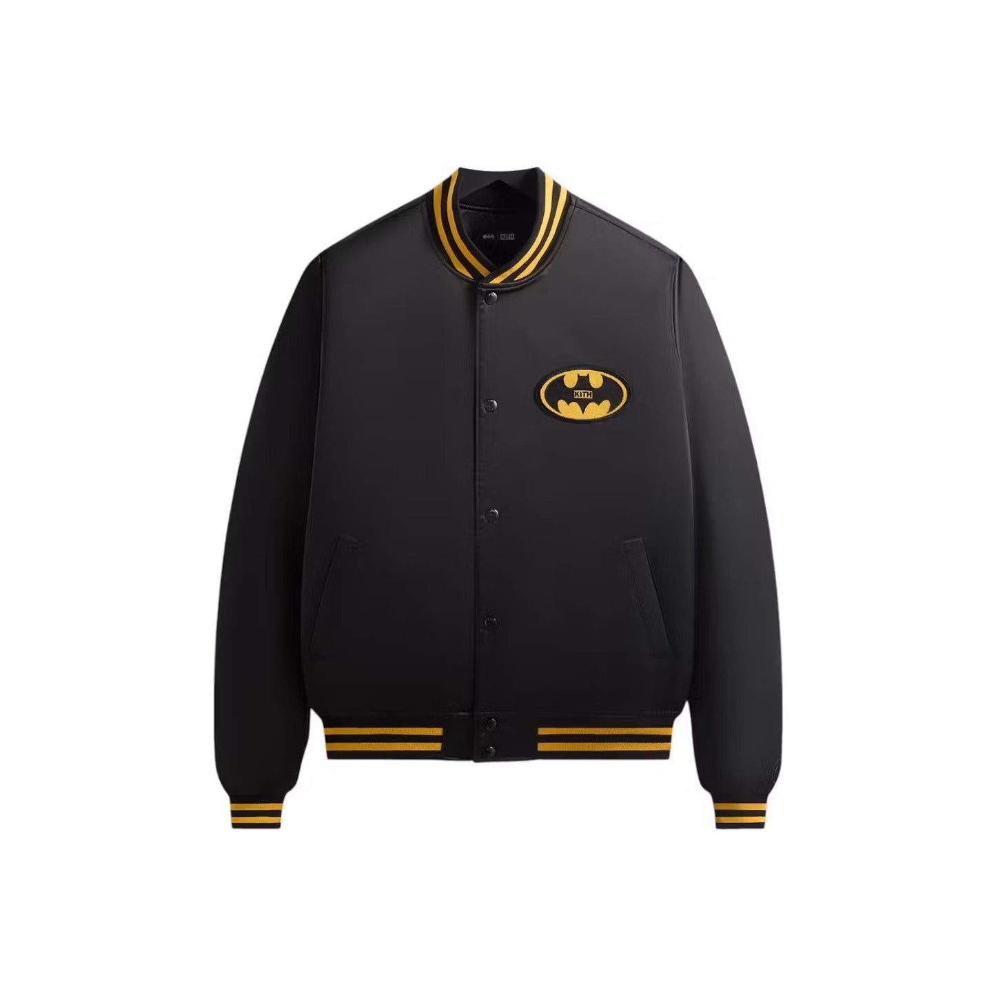 Kith x Batman Satin Bomber Jacket Black