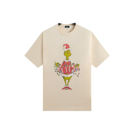 Kith x The Grinch Ornament Vintage Tee Sandrift