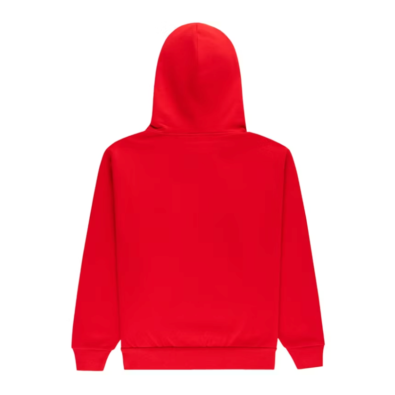 Sp5der OG Web Studded Zip Hoodie Red