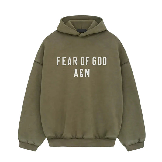 Fear Of God Essentials Heavy Fleece Hoodie Military