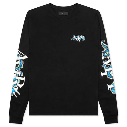 Amiri LNY Dragon L/S Tee Black
