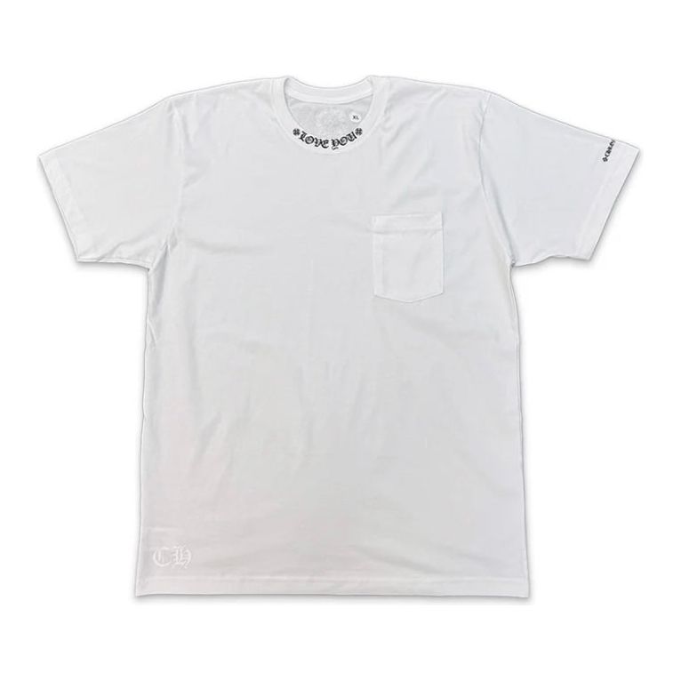 Chrome Hearts Love You Neck Logo Tee White