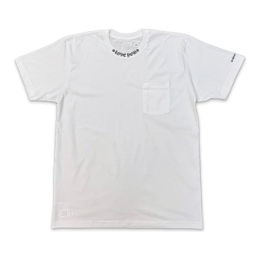 Chrome Hearts Love You Neck Logo Tee White